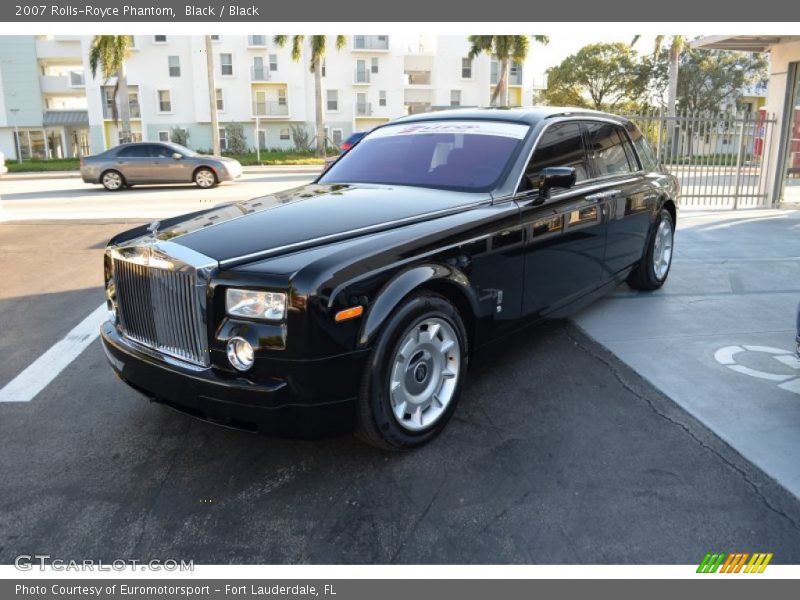 Black / Black 2007 Rolls-Royce Phantom