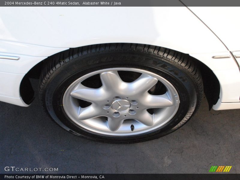 Alabaster White / Java 2004 Mercedes-Benz C 240 4Matic Sedan