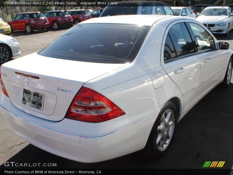 Alabaster White / Java 2004 Mercedes-Benz C 240 4Matic Sedan