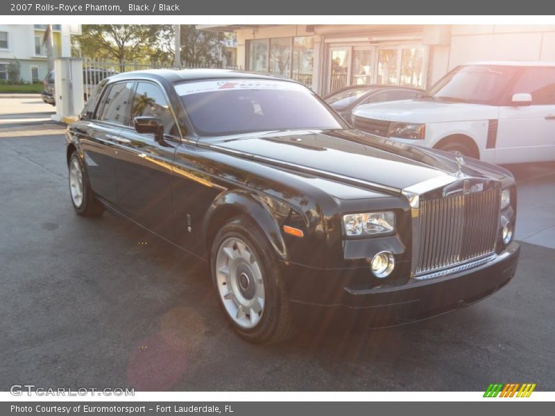 Black / Black 2007 Rolls-Royce Phantom