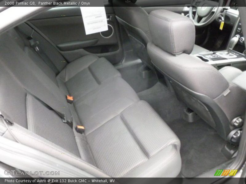 Rear Seat of 2008 G8 