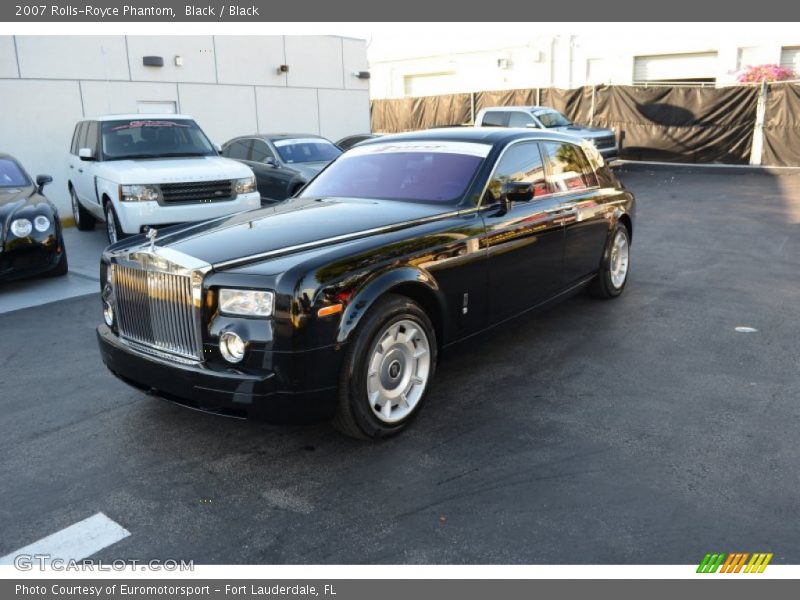 Black / Black 2007 Rolls-Royce Phantom