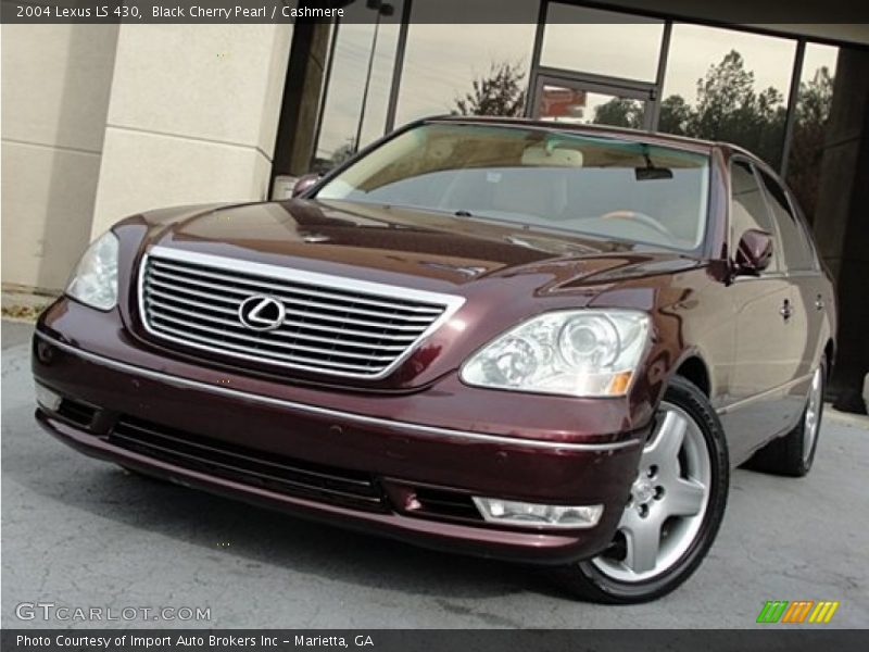 Black Cherry Pearl / Cashmere 2004 Lexus LS 430