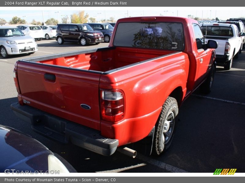 Bright Red / Medium Dark Flint 2004 Ford Ranger XLT Regular Cab