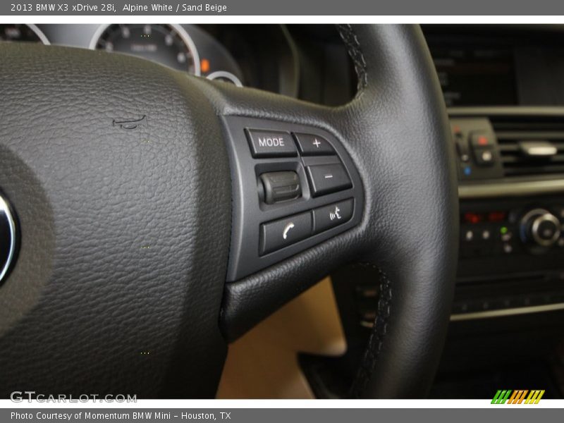 Alpine White / Sand Beige 2013 BMW X3 xDrive 28i