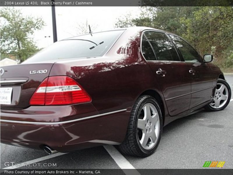 Black Cherry Pearl / Cashmere 2004 Lexus LS 430