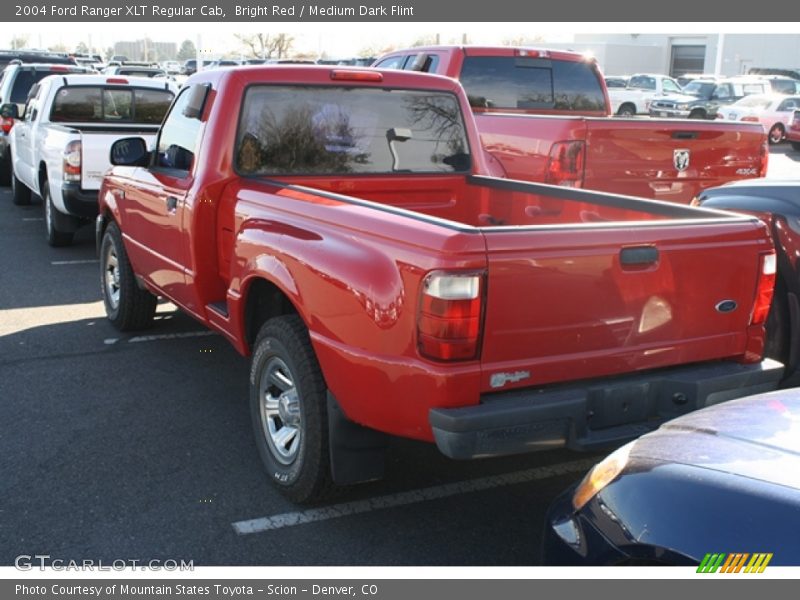 Bright Red / Medium Dark Flint 2004 Ford Ranger XLT Regular Cab