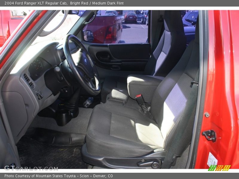Bright Red / Medium Dark Flint 2004 Ford Ranger XLT Regular Cab