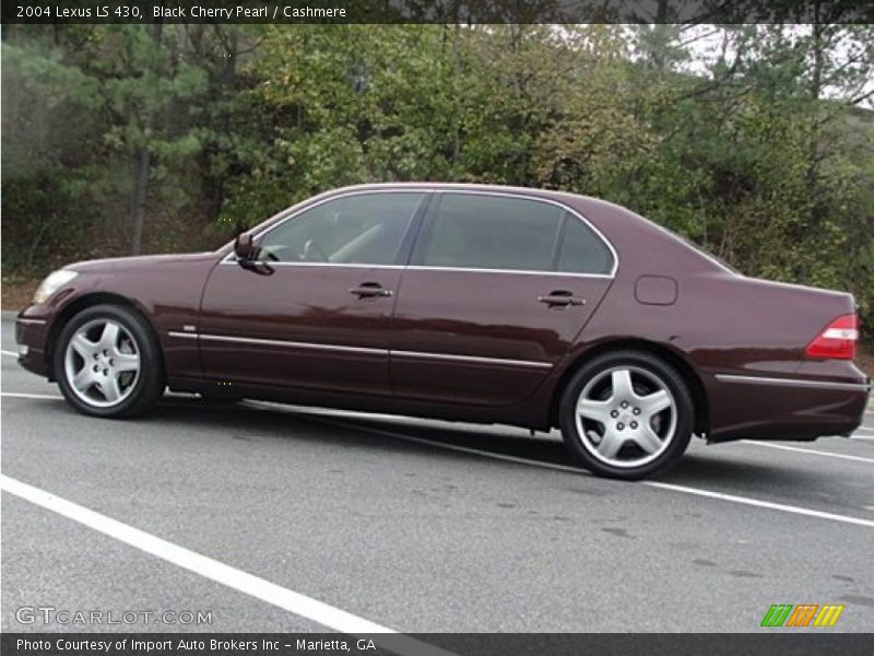 Black Cherry Pearl / Cashmere 2004 Lexus LS 430