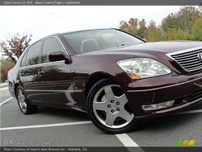 Black Cherry Pearl / Cashmere 2004 Lexus LS 430