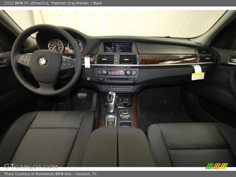 Platinum Gray Metallic / Black 2012 BMW X5 xDrive35d
