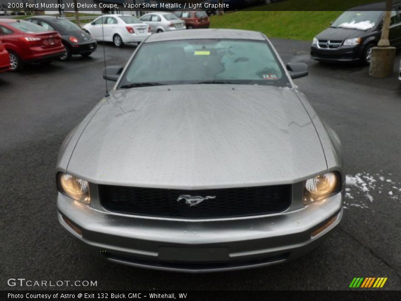 Vapor Silver Metallic / Light Graphite 2008 Ford Mustang V6 Deluxe Coupe