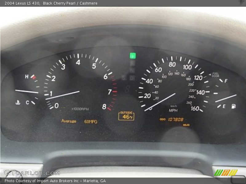  2004 LS 430 430 Gauges