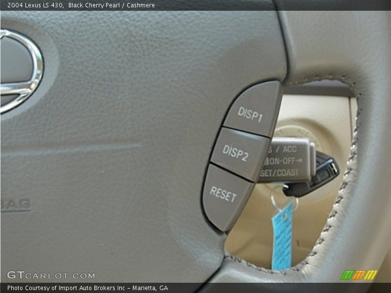 Black Cherry Pearl / Cashmere 2004 Lexus LS 430