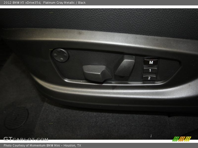 Platinum Gray Metallic / Black 2012 BMW X5 xDrive35d