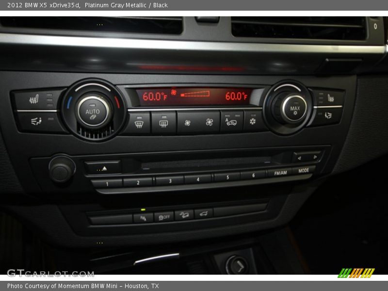 Platinum Gray Metallic / Black 2012 BMW X5 xDrive35d