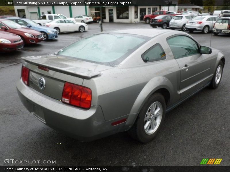 Vapor Silver Metallic / Light Graphite 2008 Ford Mustang V6 Deluxe Coupe