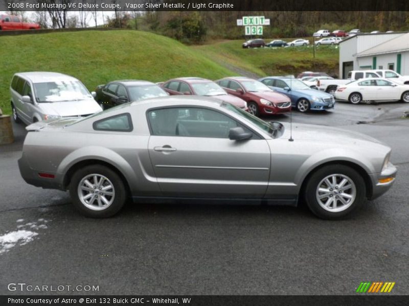 Vapor Silver Metallic / Light Graphite 2008 Ford Mustang V6 Deluxe Coupe