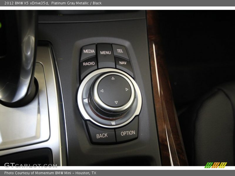 Platinum Gray Metallic / Black 2012 BMW X5 xDrive35d