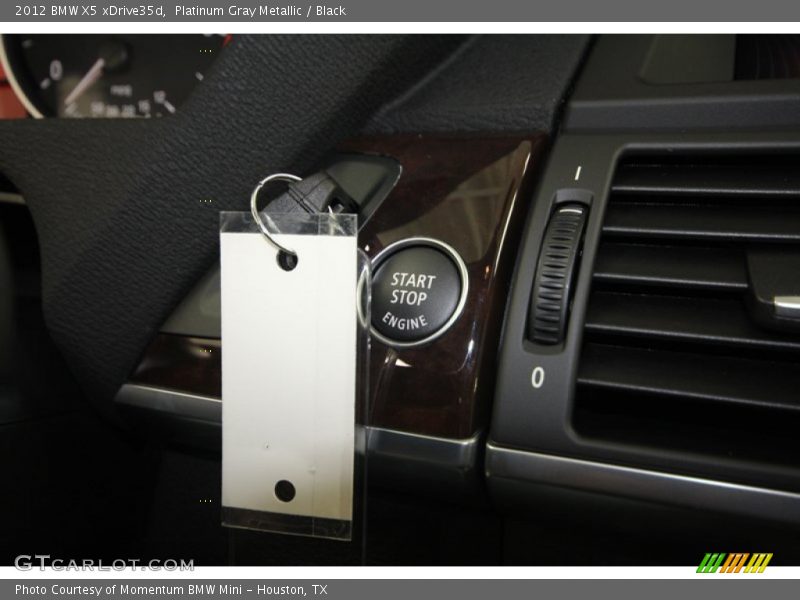 Platinum Gray Metallic / Black 2012 BMW X5 xDrive35d