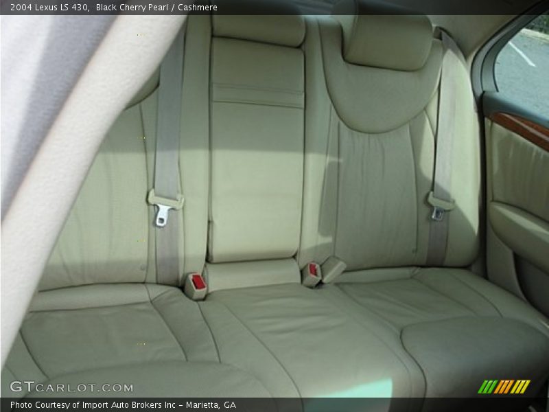 Black Cherry Pearl / Cashmere 2004 Lexus LS 430