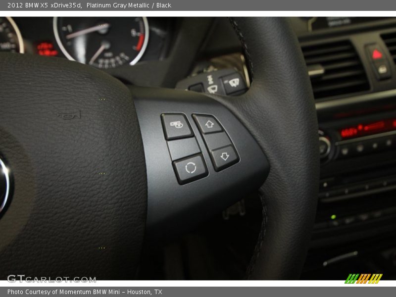 Platinum Gray Metallic / Black 2012 BMW X5 xDrive35d