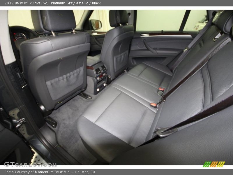 Platinum Gray Metallic / Black 2012 BMW X5 xDrive35d