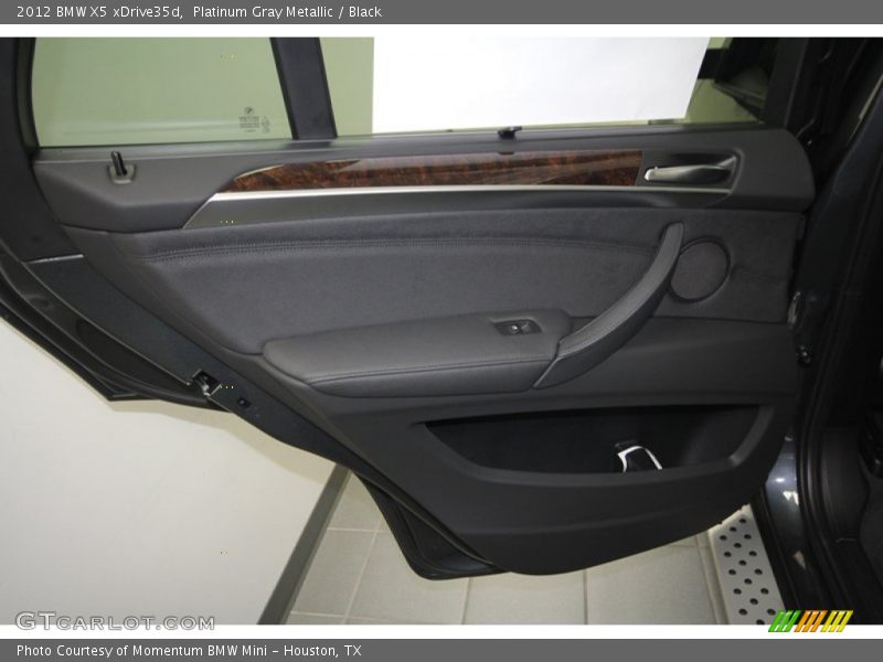Platinum Gray Metallic / Black 2012 BMW X5 xDrive35d