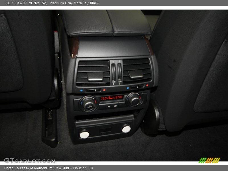 Platinum Gray Metallic / Black 2012 BMW X5 xDrive35d