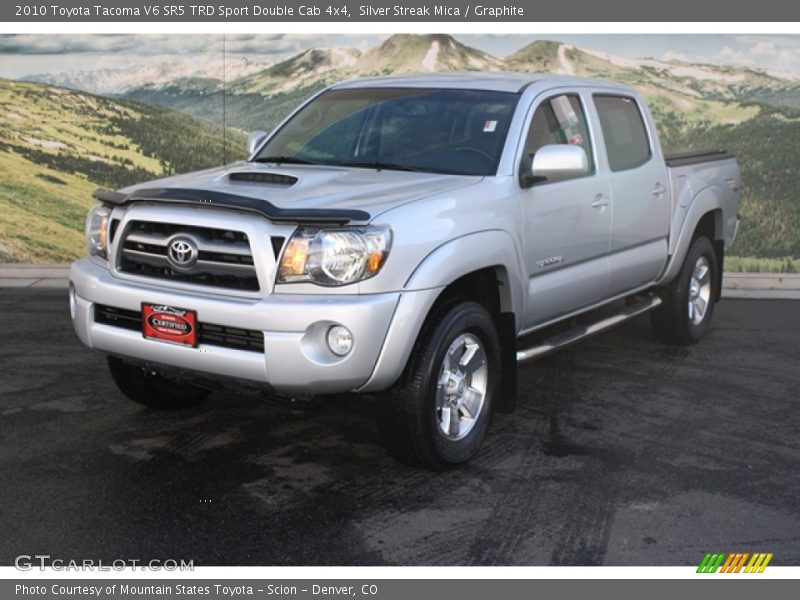 Silver Streak Mica / Graphite 2010 Toyota Tacoma V6 SR5 TRD Sport Double Cab 4x4