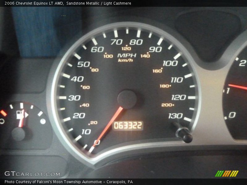 Sandstone Metallic / Light Cashmere 2006 Chevrolet Equinox LT AWD