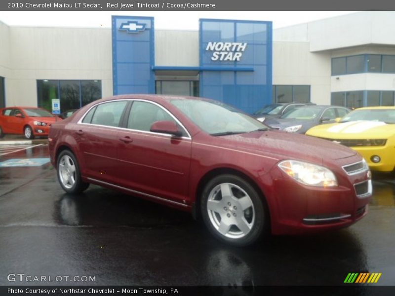Red Jewel Tintcoat / Cocoa/Cashmere 2010 Chevrolet Malibu LT Sedan