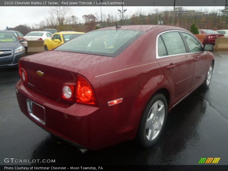 Red Jewel Tintcoat / Cocoa/Cashmere 2010 Chevrolet Malibu LT Sedan