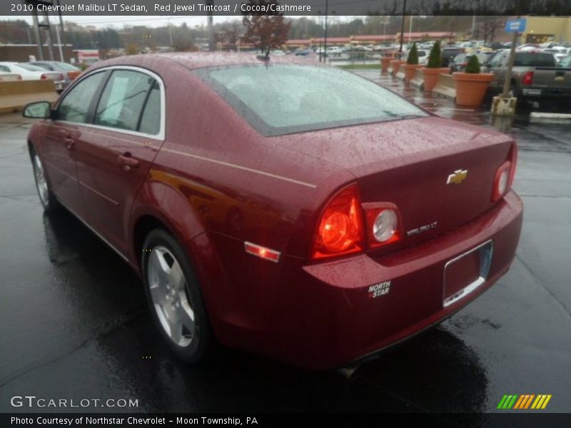 Red Jewel Tintcoat / Cocoa/Cashmere 2010 Chevrolet Malibu LT Sedan