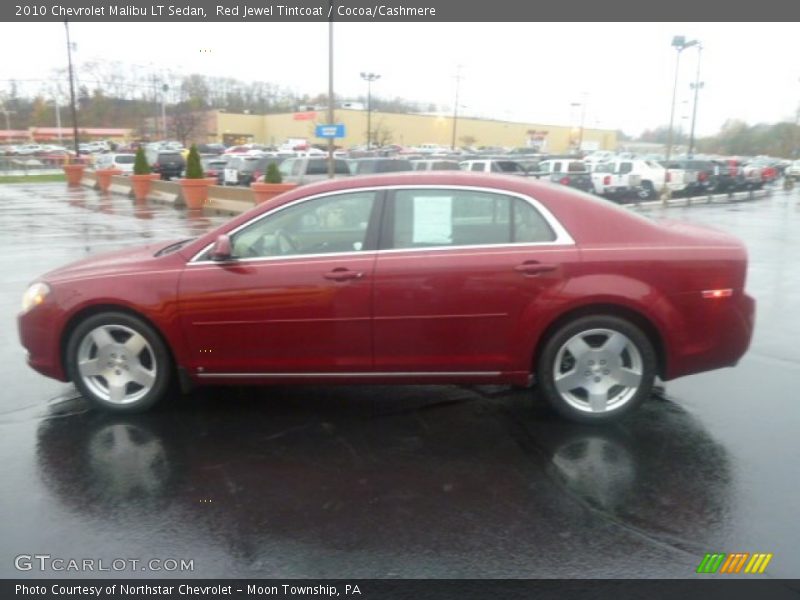 Red Jewel Tintcoat / Cocoa/Cashmere 2010 Chevrolet Malibu LT Sedan
