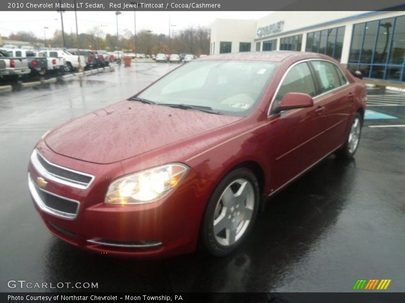 Red Jewel Tintcoat / Cocoa/Cashmere 2010 Chevrolet Malibu LT Sedan