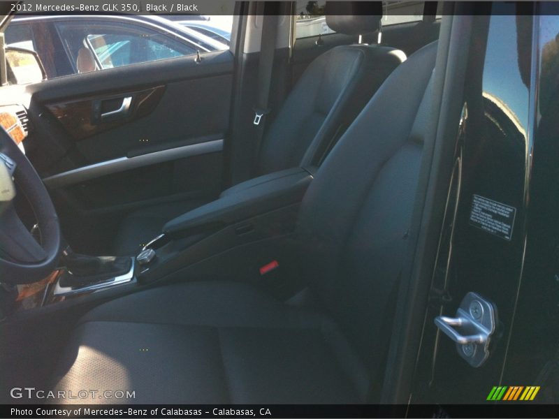 Black / Black 2012 Mercedes-Benz GLK 350