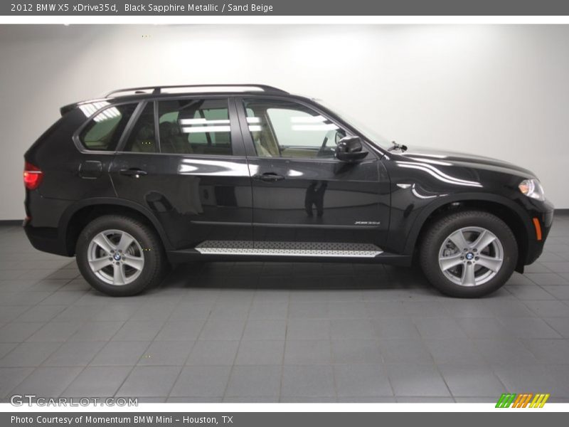 Black Sapphire Metallic / Sand Beige 2012 BMW X5 xDrive35d