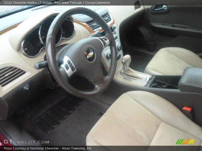 Red Jewel Tintcoat / Cocoa/Cashmere 2010 Chevrolet Malibu LT Sedan