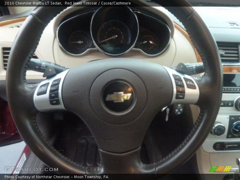 Red Jewel Tintcoat / Cocoa/Cashmere 2010 Chevrolet Malibu LT Sedan