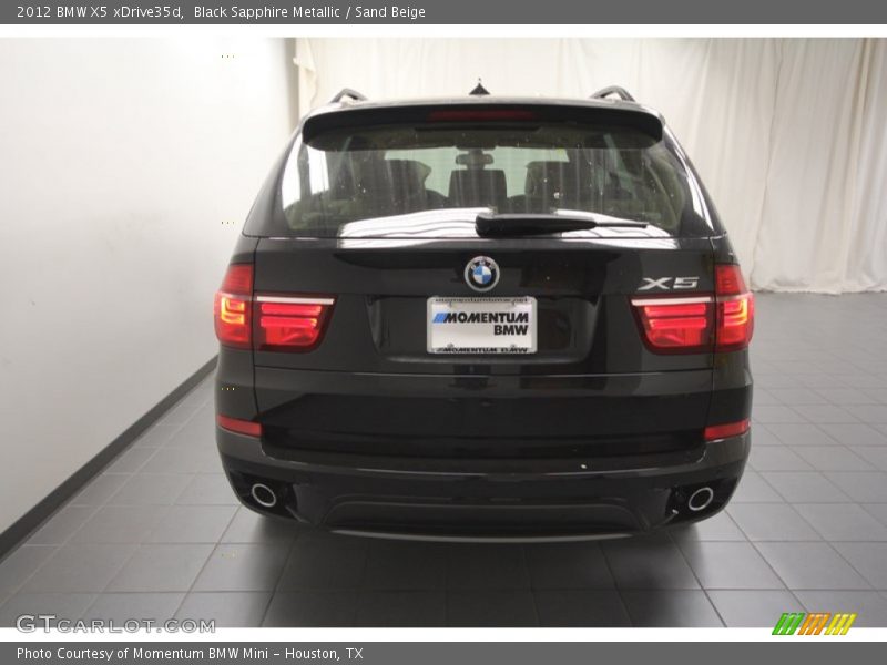 Black Sapphire Metallic / Sand Beige 2012 BMW X5 xDrive35d