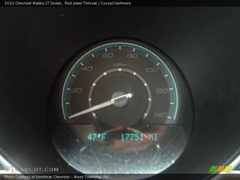 Red Jewel Tintcoat / Cocoa/Cashmere 2010 Chevrolet Malibu LT Sedan