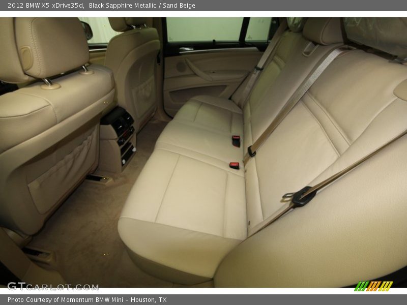 Black Sapphire Metallic / Sand Beige 2012 BMW X5 xDrive35d