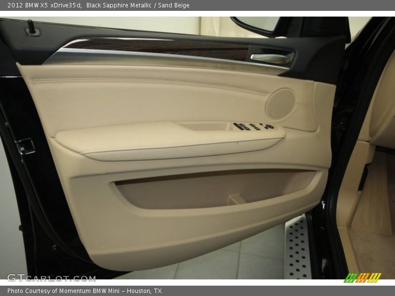 Black Sapphire Metallic / Sand Beige 2012 BMW X5 xDrive35d