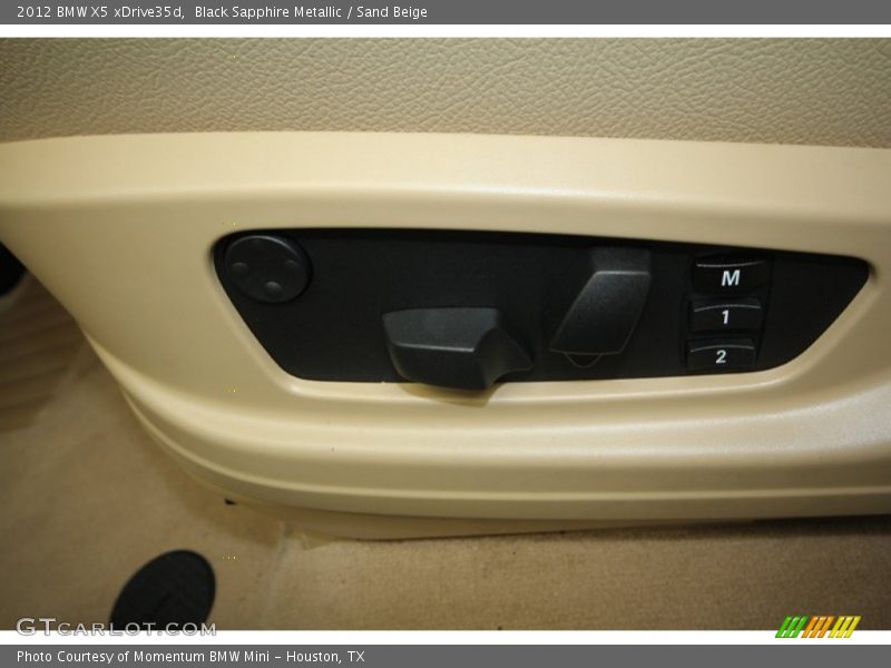 Black Sapphire Metallic / Sand Beige 2012 BMW X5 xDrive35d