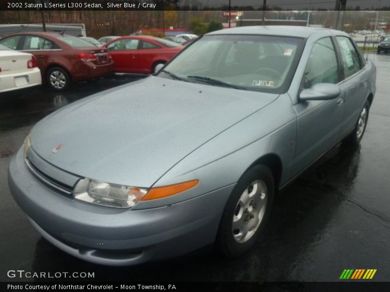 Silver Blue / Gray 2002 Saturn L Series L300 Sedan