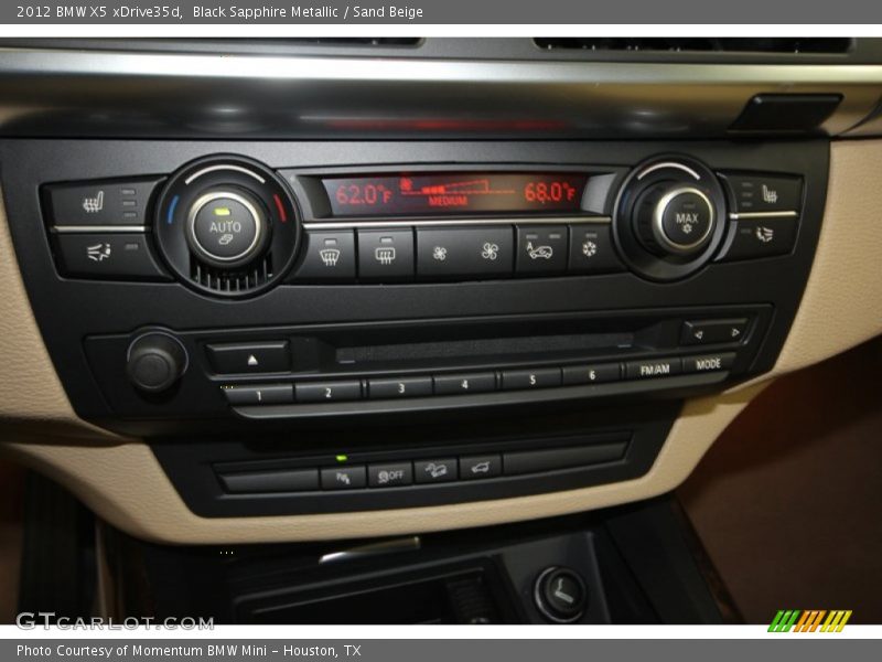 Black Sapphire Metallic / Sand Beige 2012 BMW X5 xDrive35d