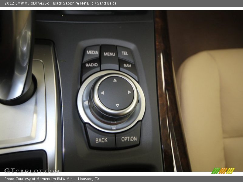 Black Sapphire Metallic / Sand Beige 2012 BMW X5 xDrive35d
