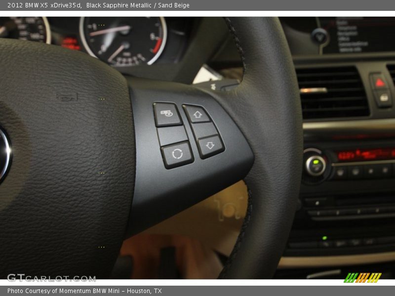 Black Sapphire Metallic / Sand Beige 2012 BMW X5 xDrive35d