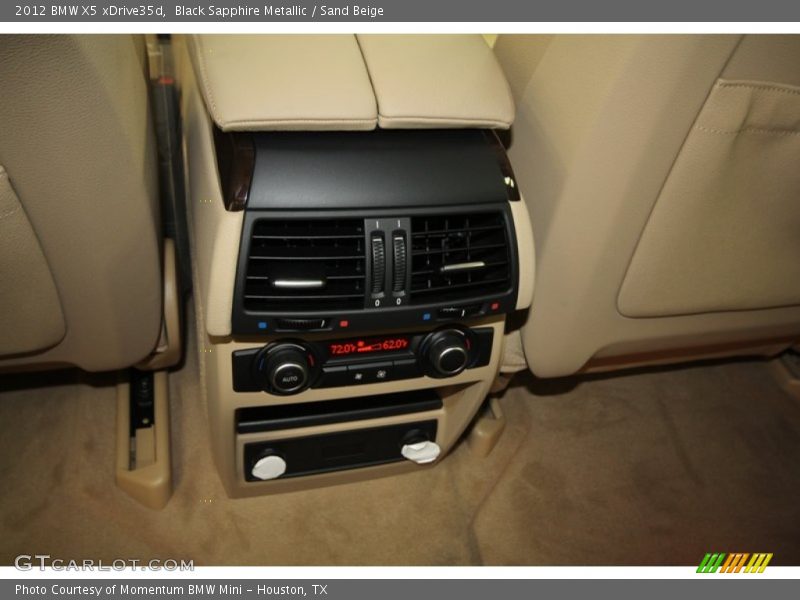 Black Sapphire Metallic / Sand Beige 2012 BMW X5 xDrive35d